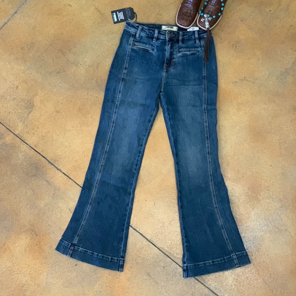Women's Rock & Roll Denim Mid-Rise Trousers